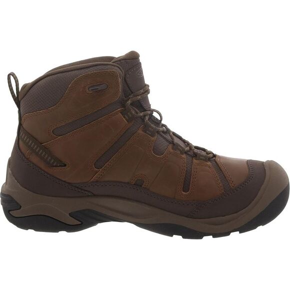 Keen Mens Circadia Mid WP Brown Leather Waterproof Hiker Hiking Boots NWT - Picture 2 of 3